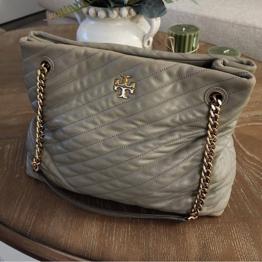 Tory Burch Kira Chevron Leather Tote